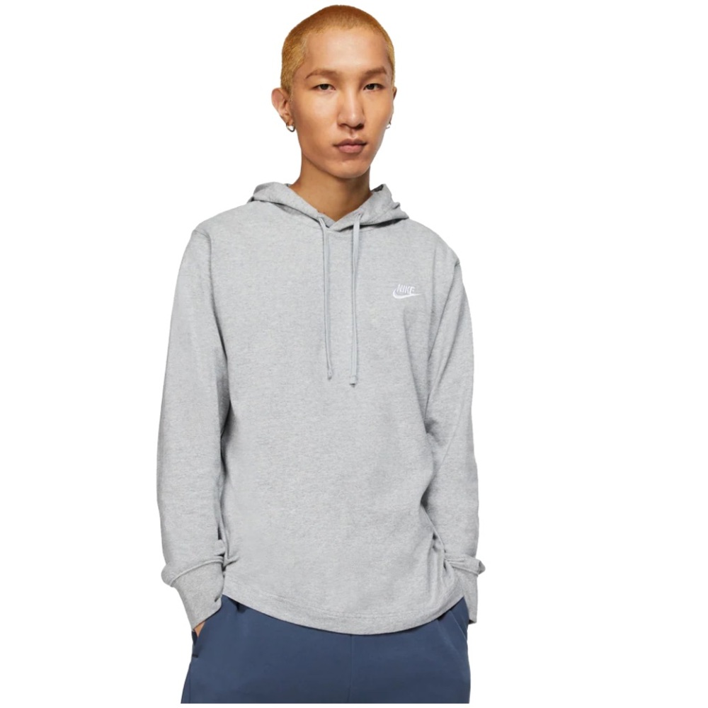 NIKE Club hooded jersey crop pullover